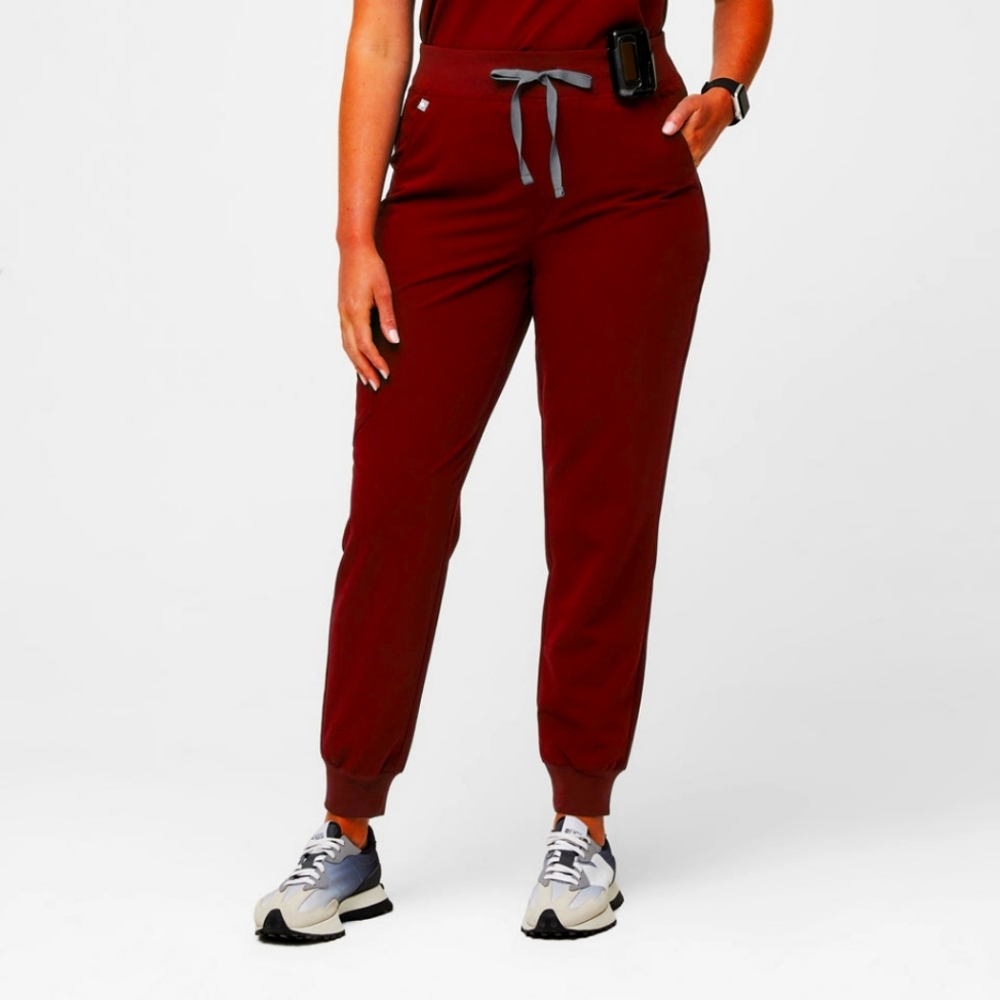 Small figs burgundy maroon joggers